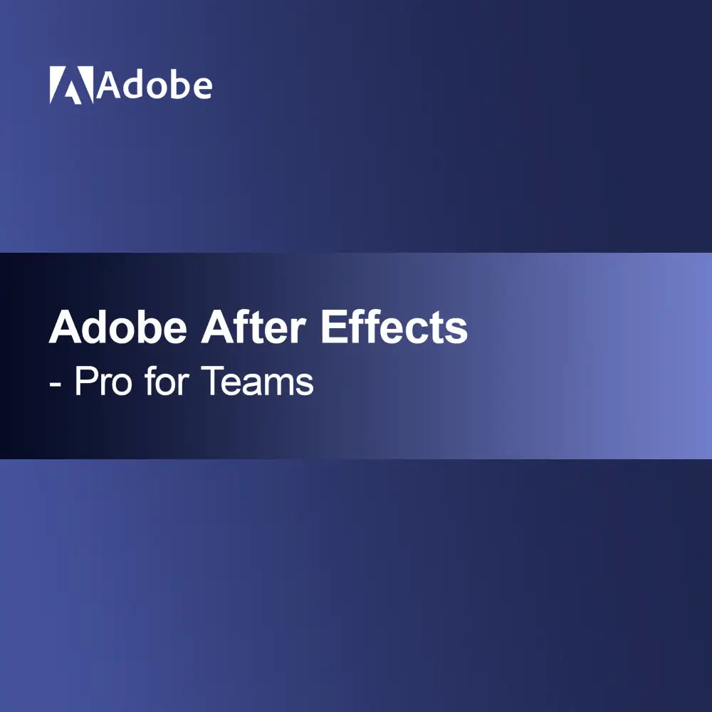 Adobe After Effects - Pro za ekipe