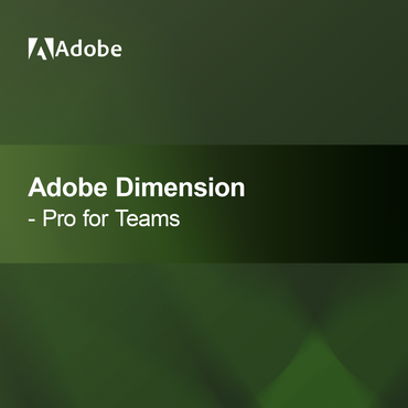 Adobe Dimension - Pro za ekipe