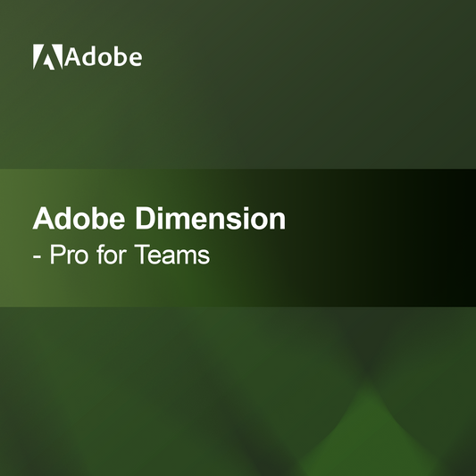 Adobe Dimension - Pro za ekipe