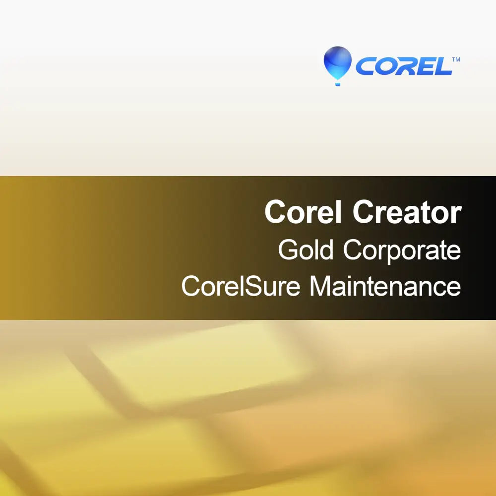 Corel Creator Gold Corporate CorelSure vzdrževanje