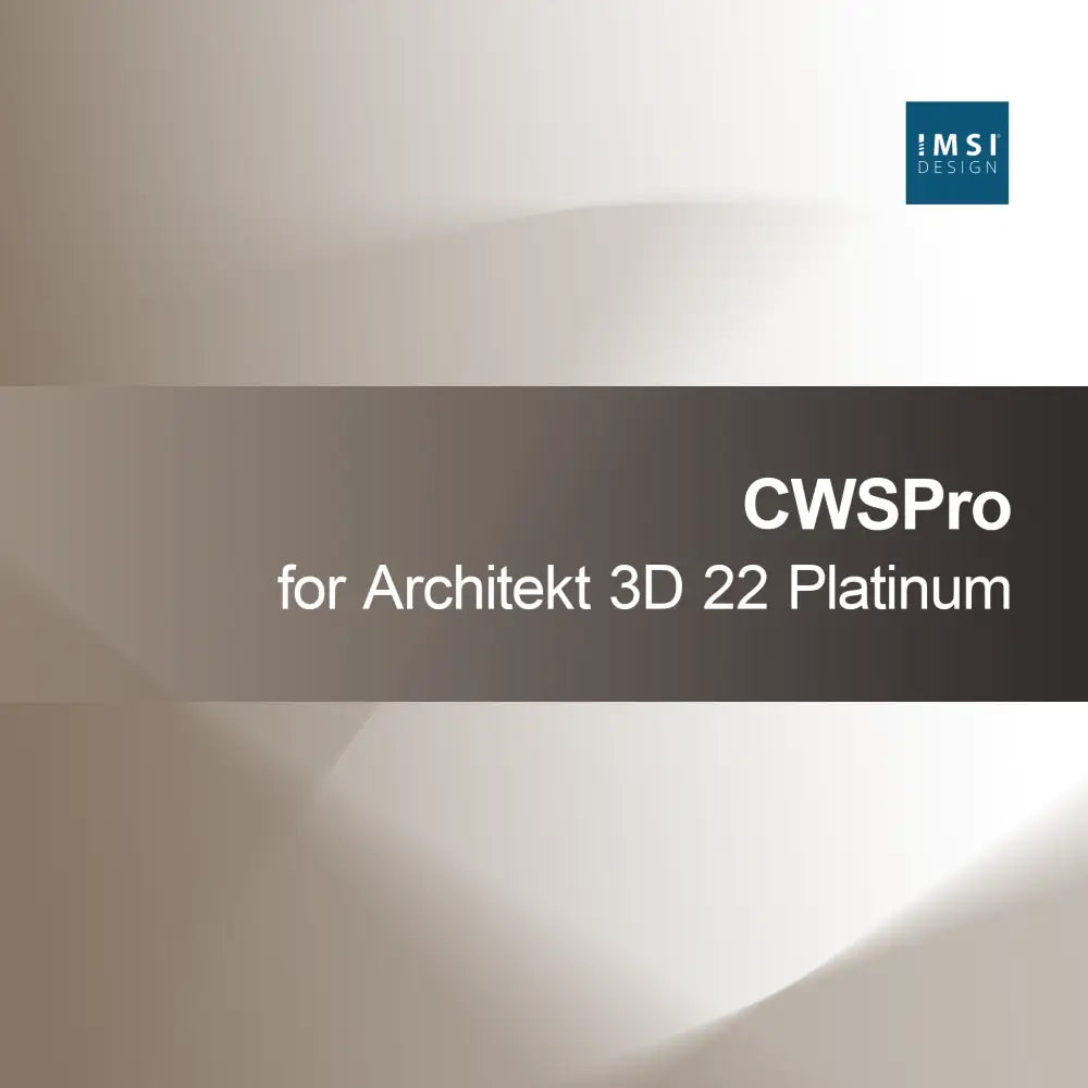 CWSPro za Architekt 3D 22 Platinum