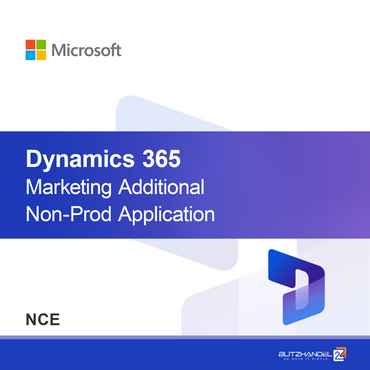 Dynamics 365 Marketing dodatna neprodukcijska aplikacija (NCE)