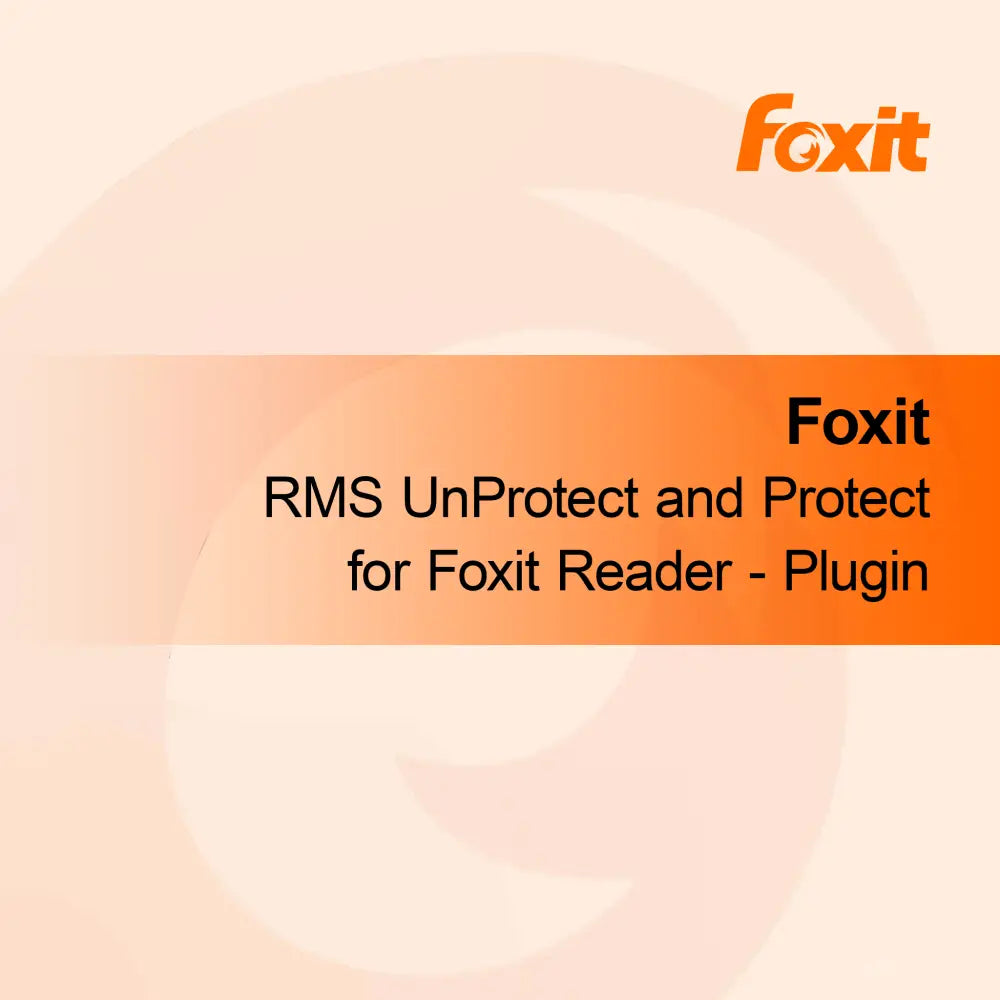 Foxit RMS Odstrani zaščito in Zaščiti za Foxit Reader - Vtičnik
