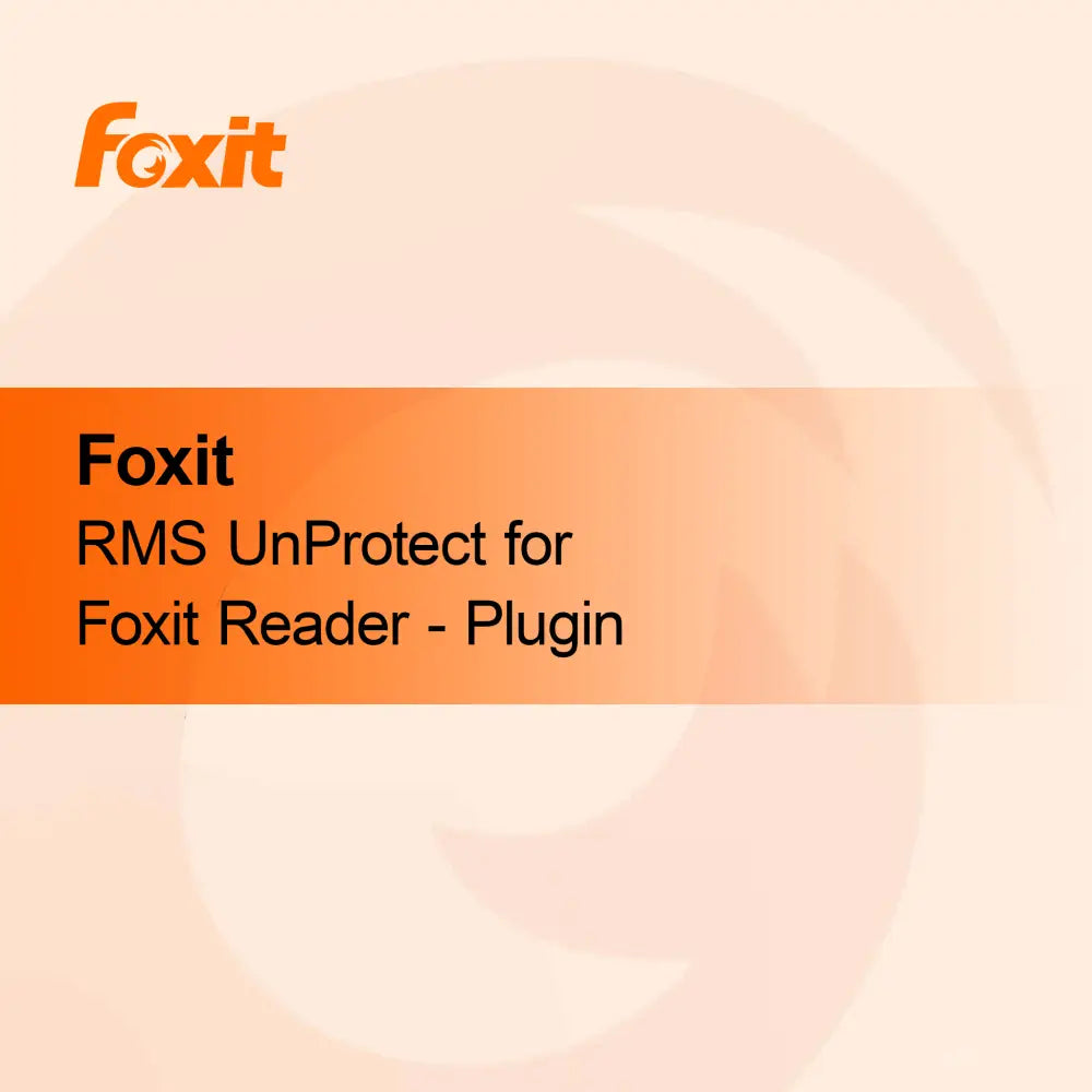 Foxit RMS UnProtect za Foxit Reader - Vtičnik