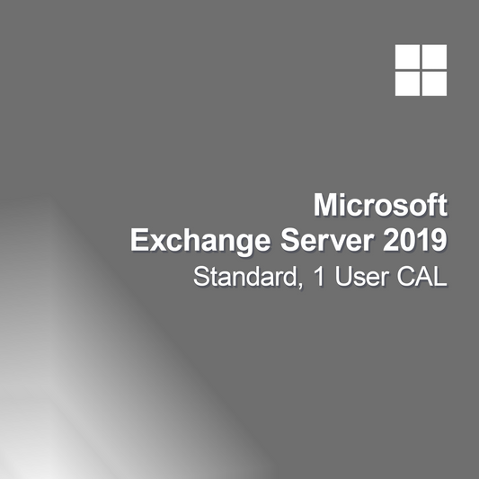 Microsoft Exchange Server 2019 Standard, 1 uporabniška licenca CAL