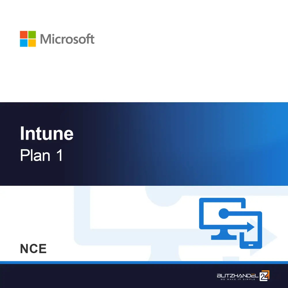 Microsoft Intune Načrt 1 (NCE)