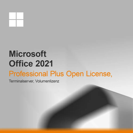 Microsoft Office 2021 Professional Plus odprta licenca, terminalski strežnik, volumen licenca