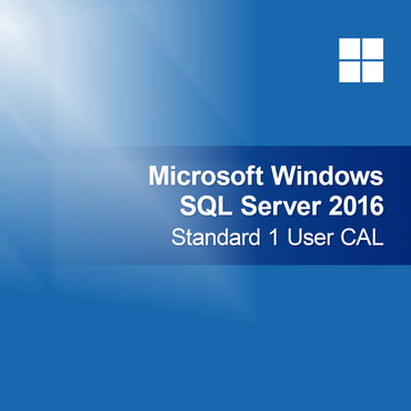 Microsoft SQL Server 2016 Standard 1 uporabniška licenca CAL