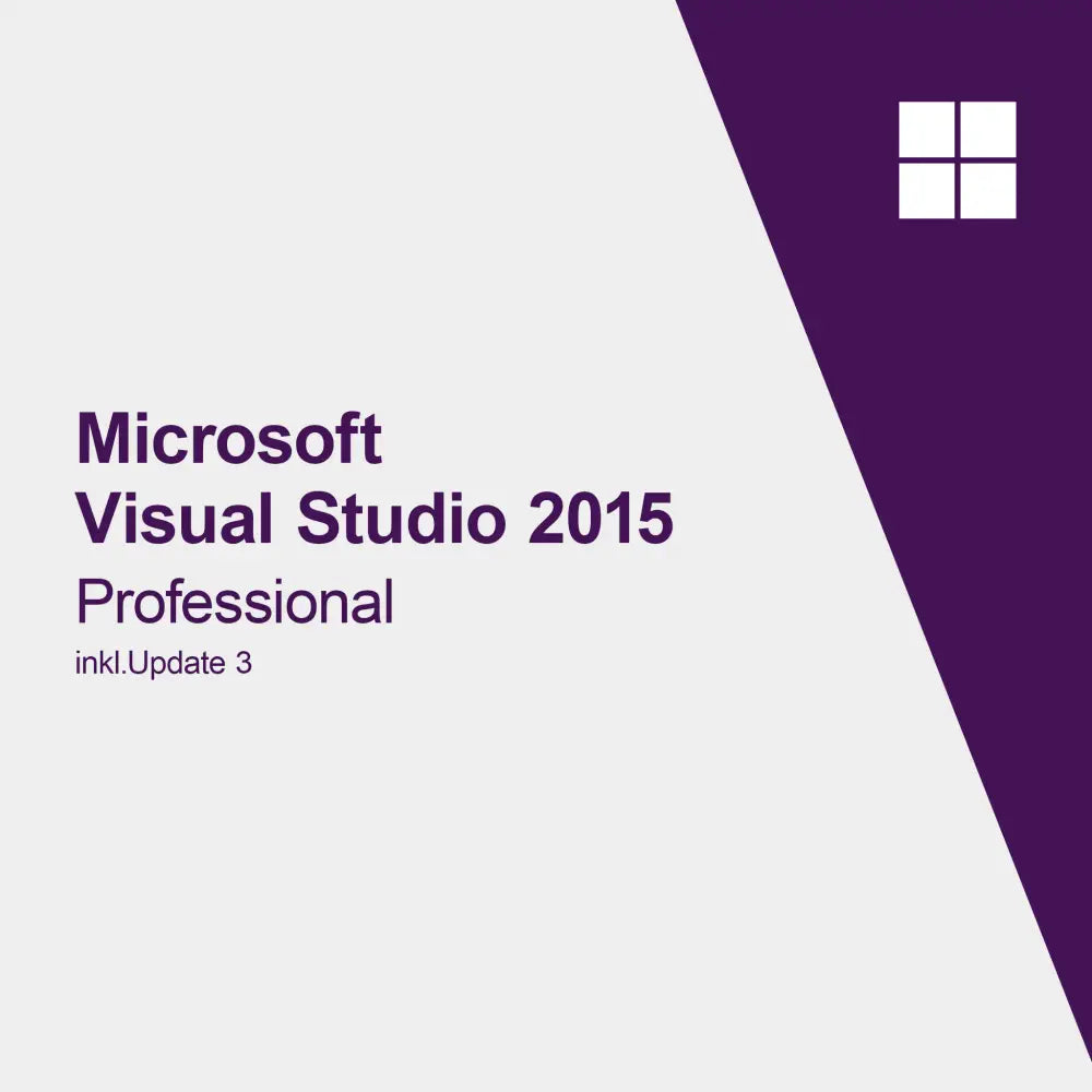 Microsoft Visual Studio 2015 Professional inkl. posodobitev 3
