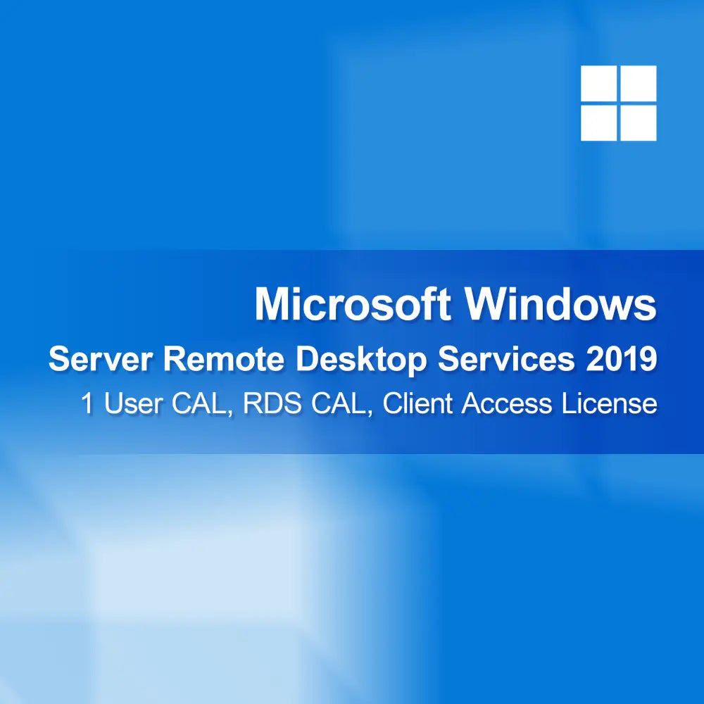 Microsoft Windows Server Remote Desktop Services 2019, 1 uporabniška licenca CAL, RDS CAL, licenca za dostop odjemalca