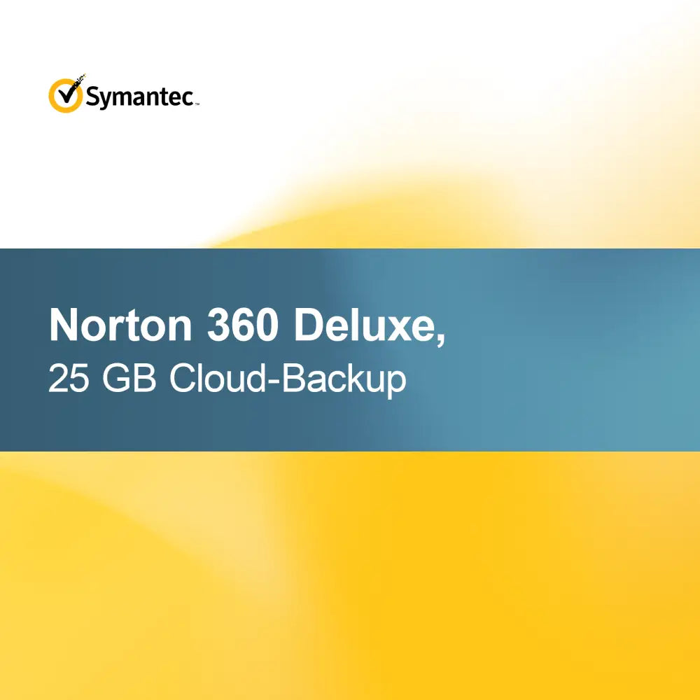 Norton 360 Deluxe, 25 GB varnostna kopija v oblaku