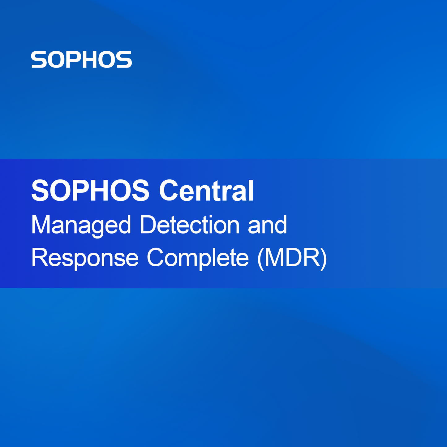 SOPHOS Central Upravljano odkrivanje in odzivanje popolno (MDR)