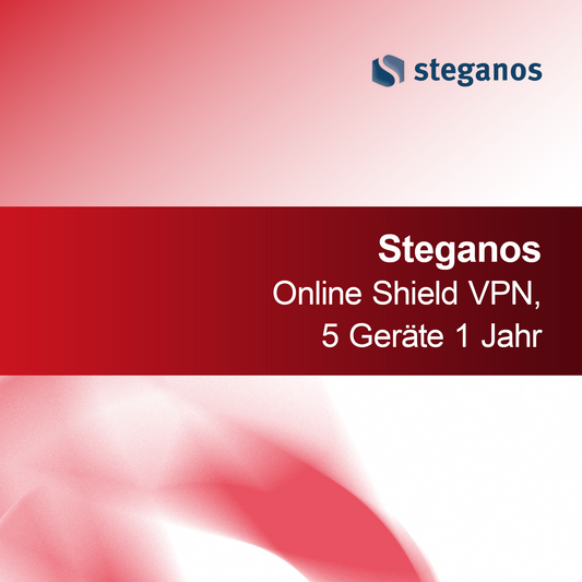 Steganos Online Shield VPN, 5 naprav 1 leto