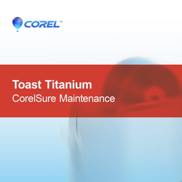 Toast Titanium CorelSure vzdrževanje