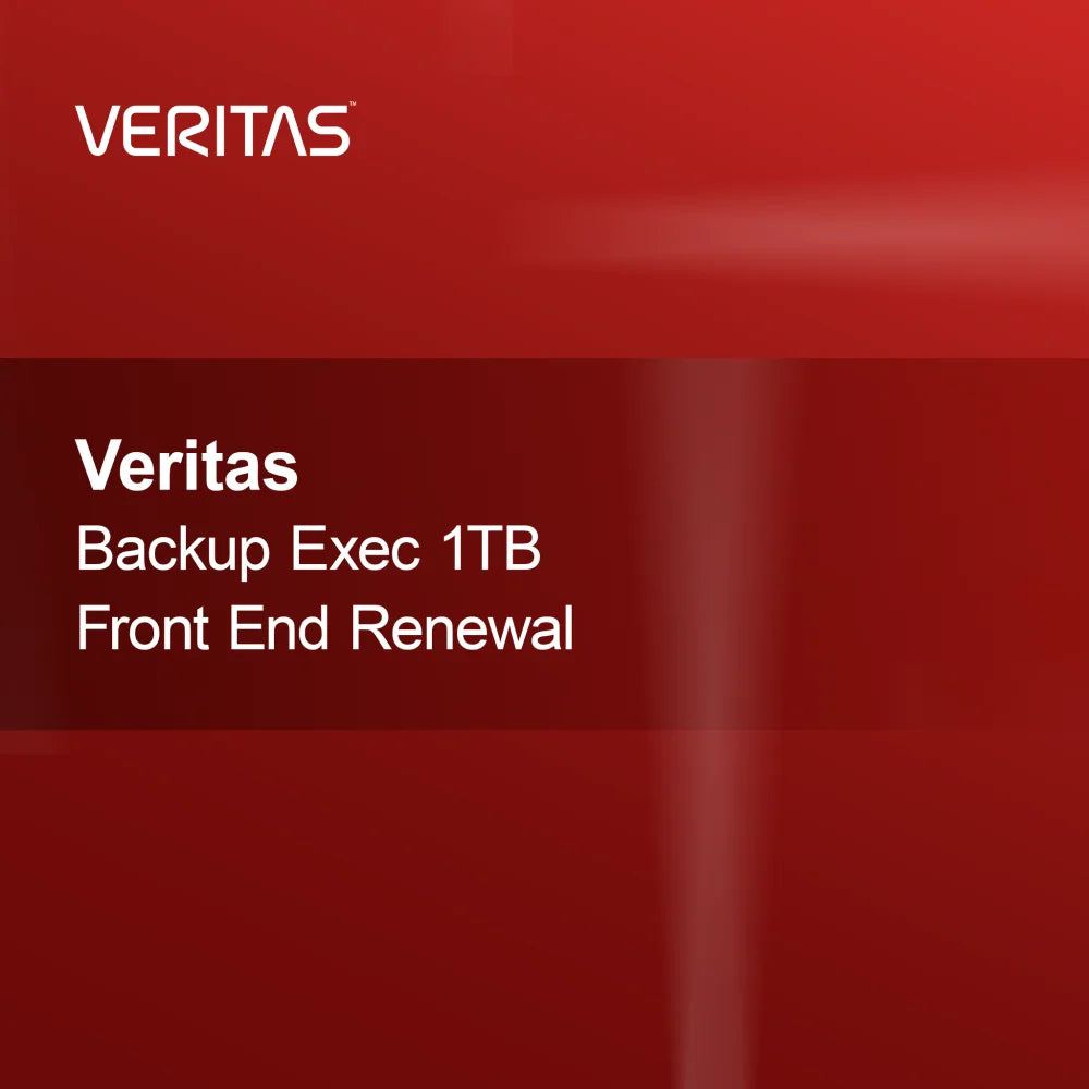 Veritas Backup Exec 1TB Obnova sprednjega vmesnika