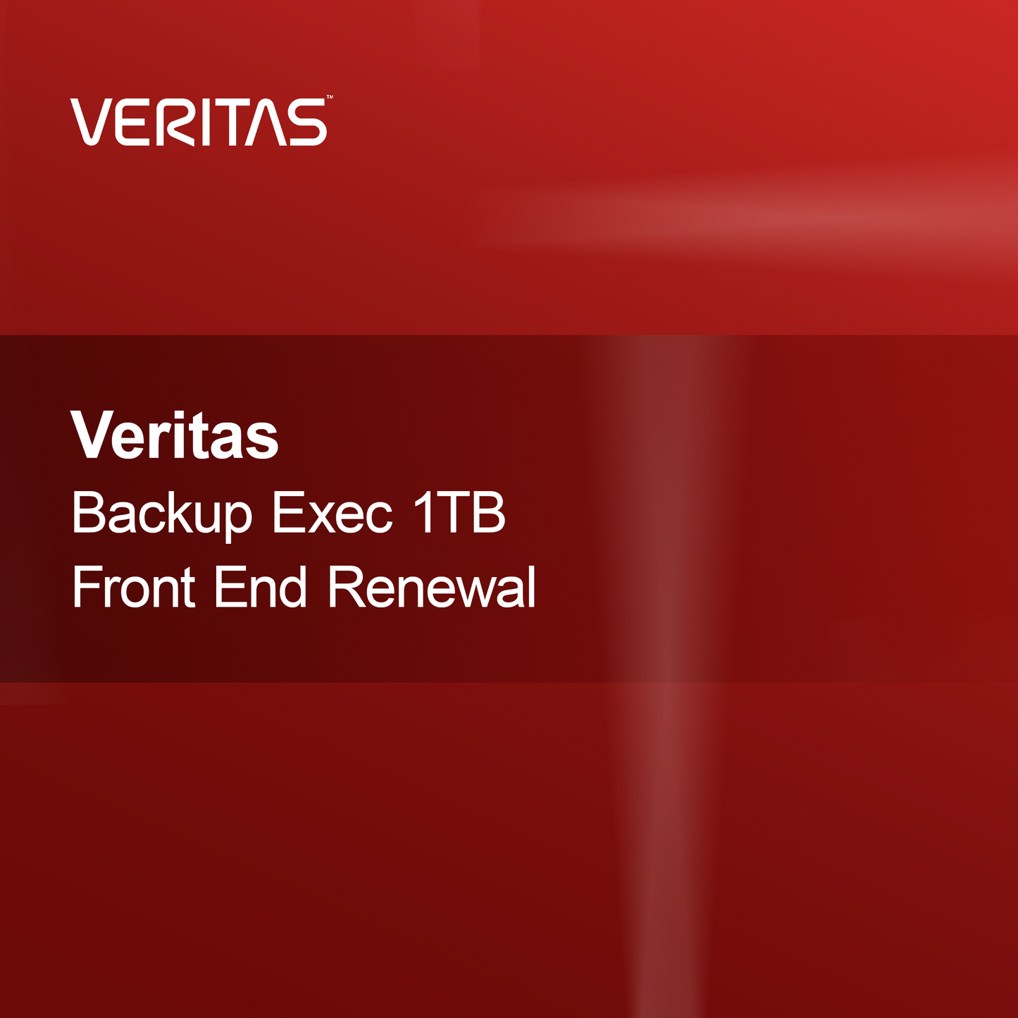 Veritas Backup Exec 1TB Obnova sprednjega vmesnika