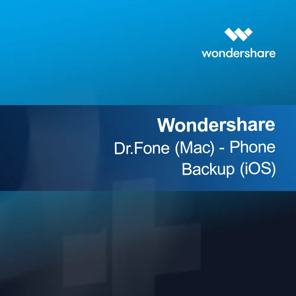 Wondershare Dr.Fone (Mac) - Varnostna kopija telefona (iOS)