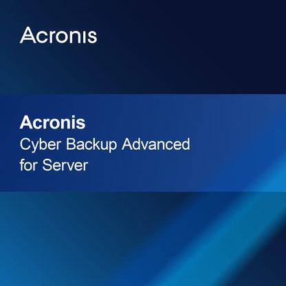 Acronis Cyber Backup Advanced za strežnik