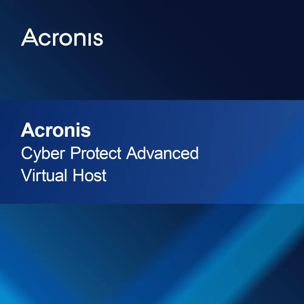 Acronis Cyber Protect Advanced Virtual Host