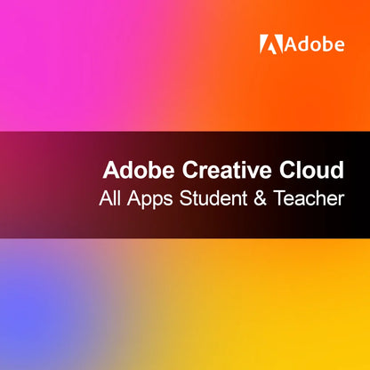 Adobe Creative Cloud Vse aplikacije za študente in učitelje