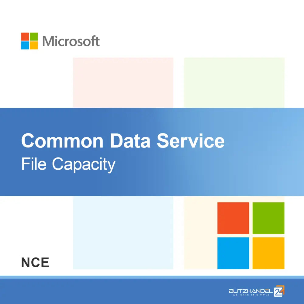 Kapaciteta datotek Common Data Service (NCE)