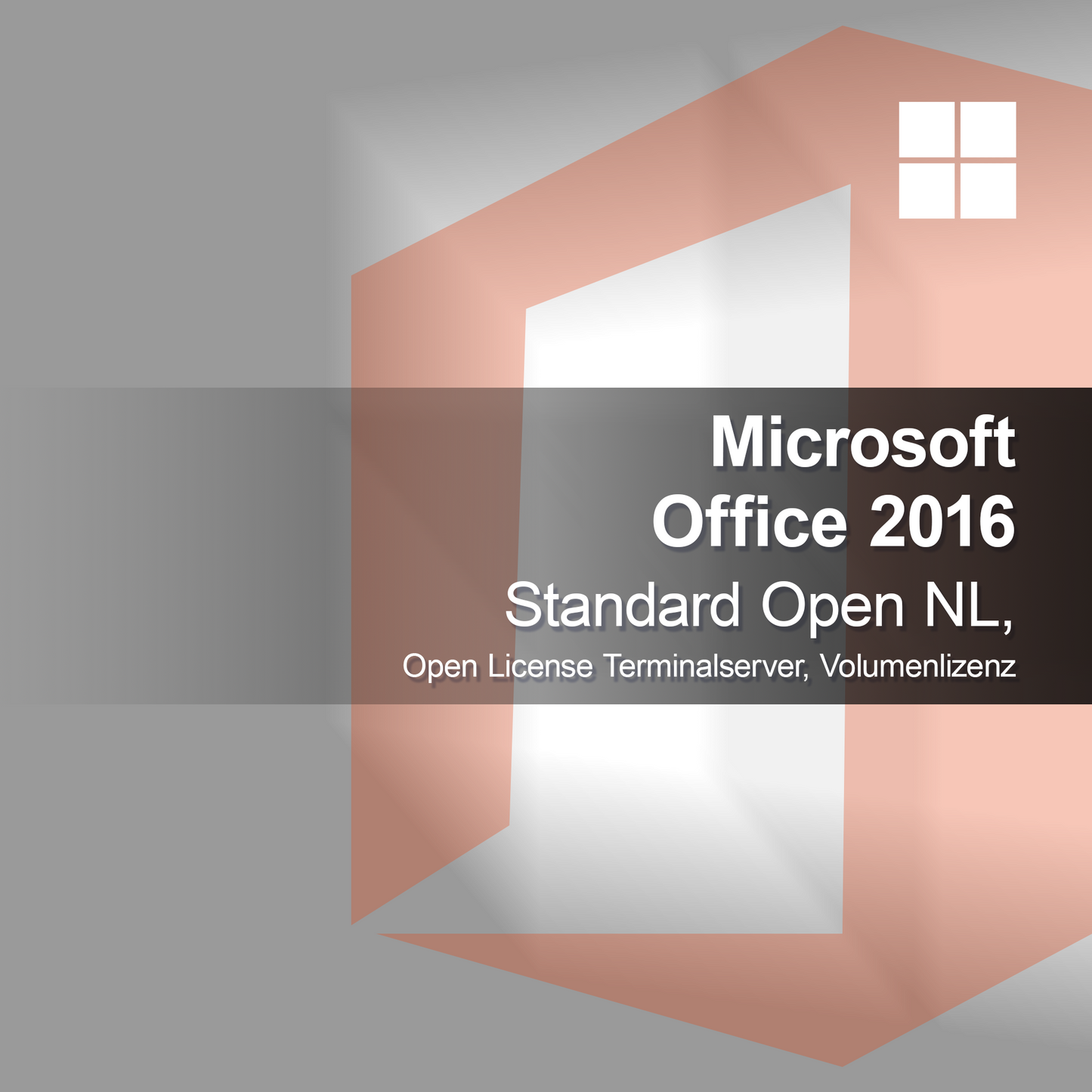 Microsoft Office 2016 Standard Open NL, Open License Terminalserver, Volumska licenca