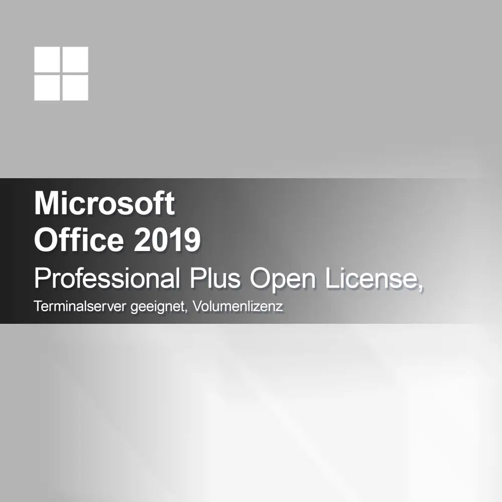 Microsoft Office 2019 Professional Plus odprta licenca, primerna za terminalski strežnik, volumen licenca