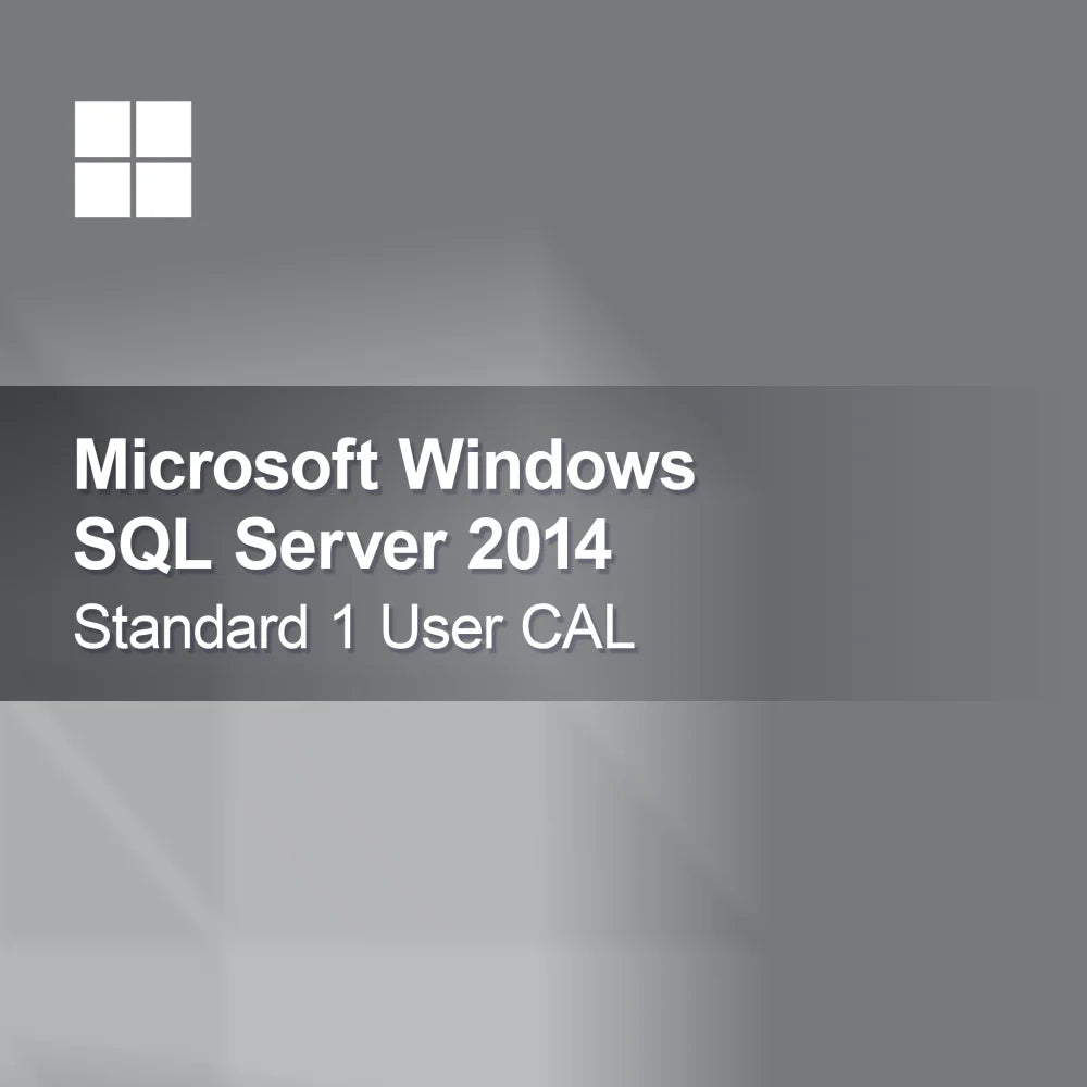 Microsoft SQL Server 2014 Standard 1 uporabniška licenca CAL