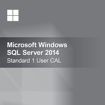Microsoft SQL Server 2014 Standard 1 uporabniška licenca CAL