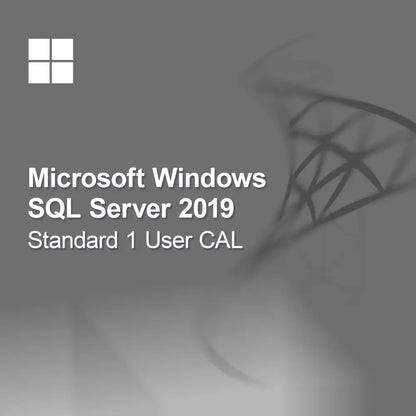 Microsoft SQL Server 2019 Standard 1 uporabniška licenca CAL