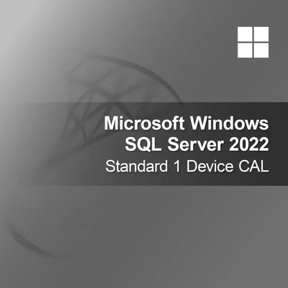 Microsoft SQL Server 2022 Standard 1 naprava CAL