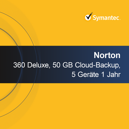 Norton 360 Deluxe, 50 GB varnostna kopija v oblaku, 5 naprav 1 leto