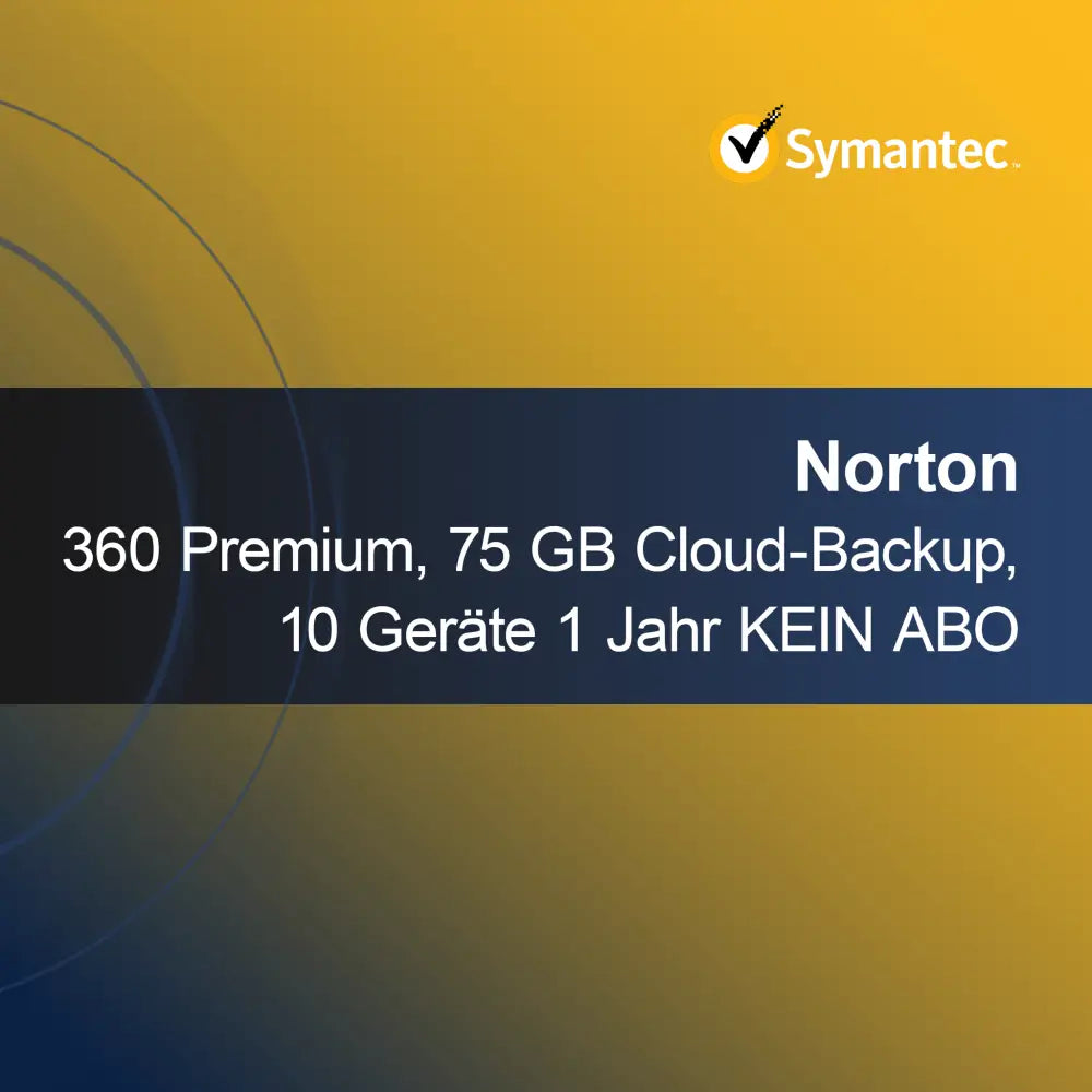 Norton 360 Premium, 75 GB varnostna kopija v oblaku, 10 naprav 1 leto BREZ NAROČNINE