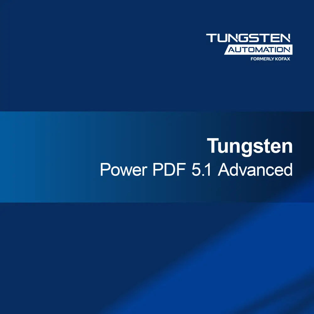 Tungsten Power PDF 5.1 Napredno