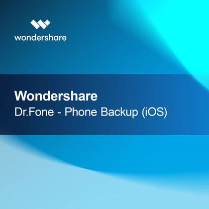 Wondershare Dr.Fone - Varnostna kopija telefona (iOS)